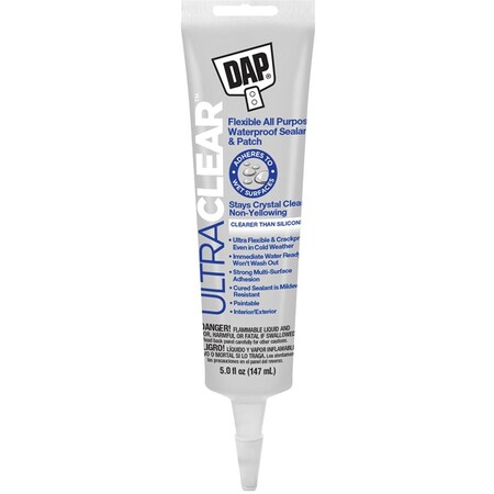 Dap 5 oz Ultra Clear Flexible Sealant DA18387